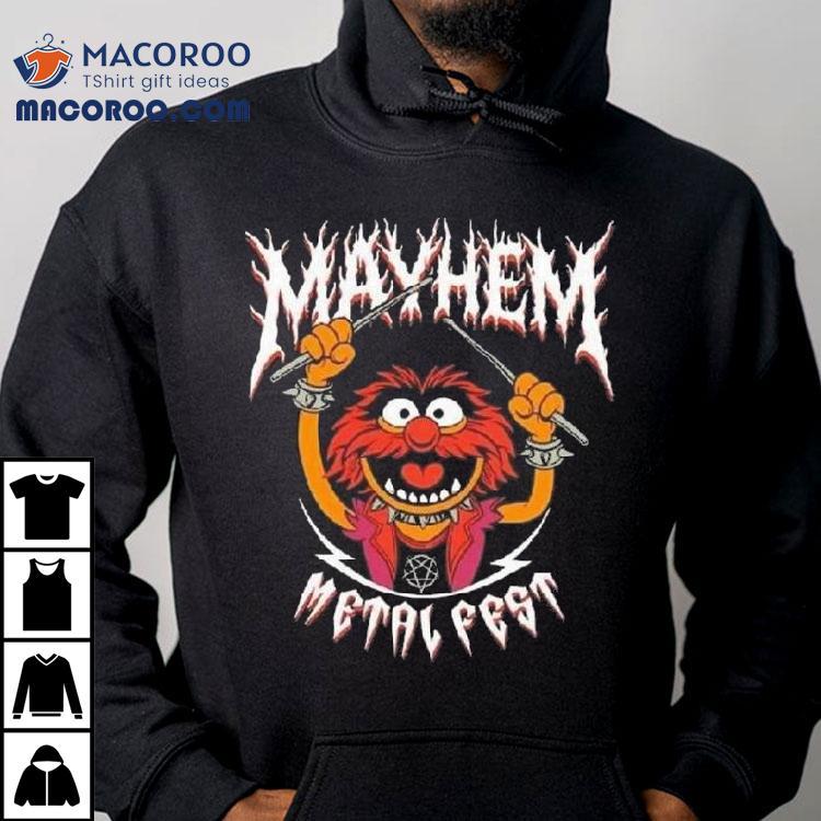  Mayhem Metal Fest Character Animal From The Muppets Tshirt