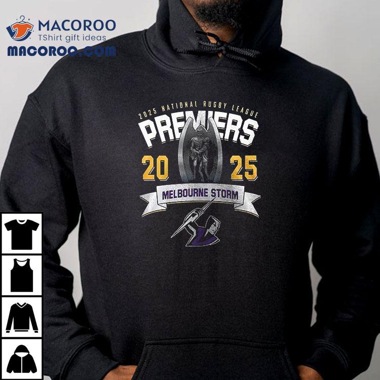Melbourne Storm Nrl Champions Craig Bellamy Name Roster Trophy Tshirt