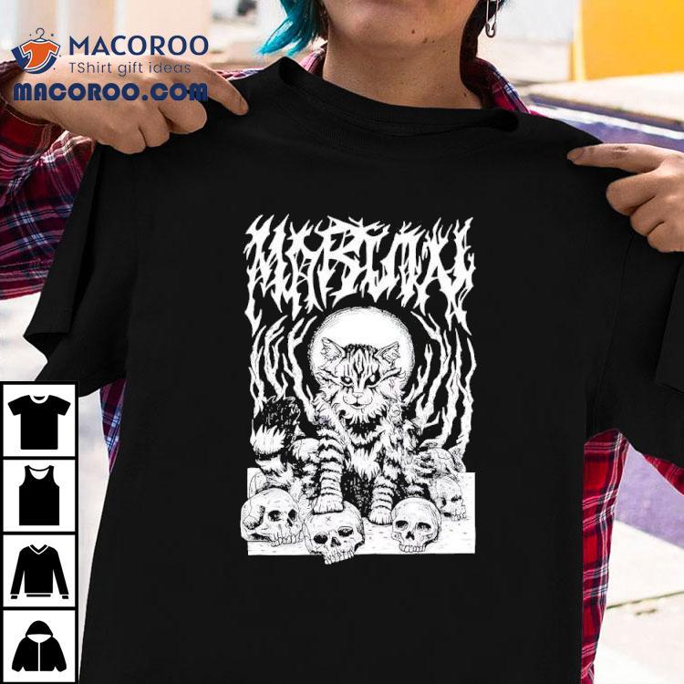 Metal Marf By Beefaroni Marvin Cat Skulls Graphic Shirt Metal Marf By Beefaroni Marvin Cat Skulls Graphic Shirt