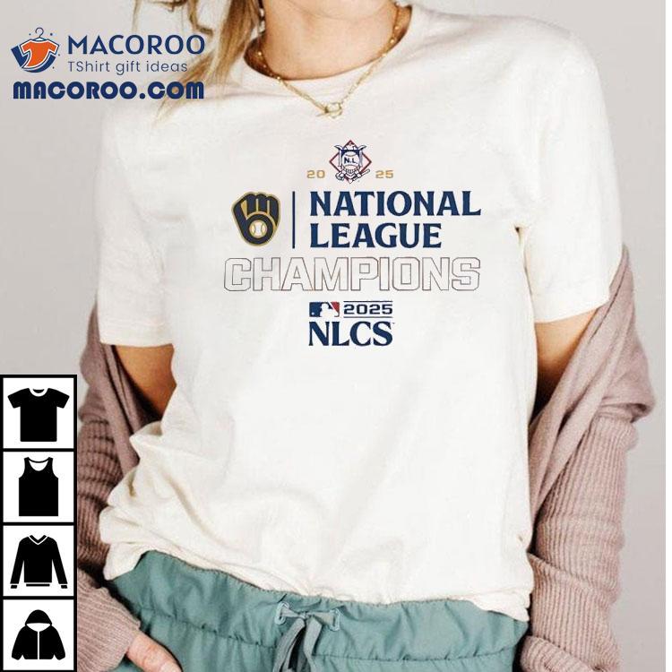  Milwaukee Brewers  National League Champions Tshirt