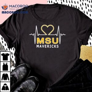 Minnesota State Mavericks Heartbea Tshirt