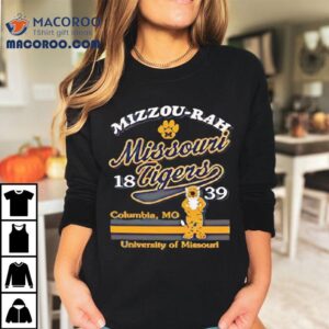 Mizzou Tigers Comfort Wash Paw Truman Mizzou Rah Columbia Mo University Of Missouri Tshirt