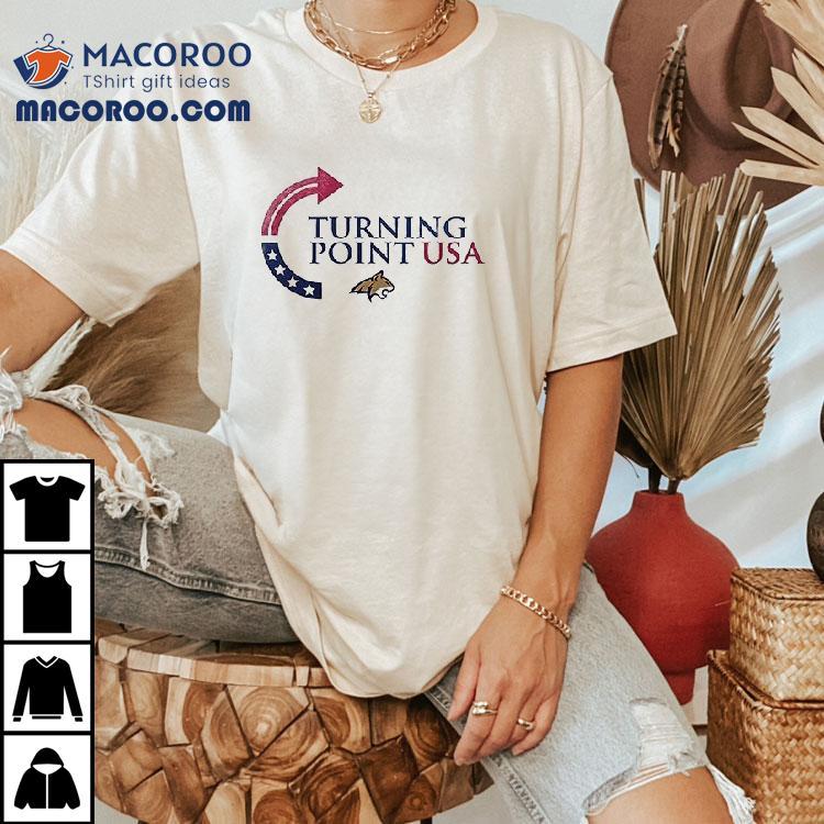 Montana State X Charlie Kirk Turning Point Usa Tshirt