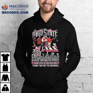 Ohio State Buckeyes Th Anniversary Thank You For The Memories Signatures Vintage Tshirt