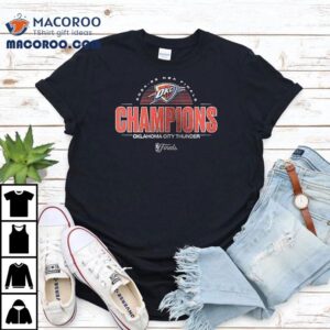 Oklahoma City Thunder Finals Champions Defensive Rebound Roster Tshirt
