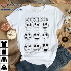 Painajainen Ennen Joulua Emotions Of Jack Skellington Tshirt