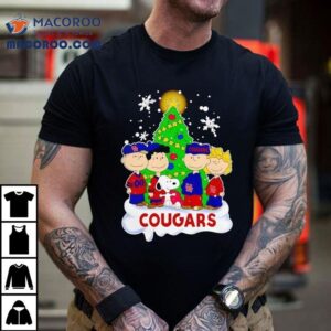 Peanuts Characters Houston Cougars Christmas Shirt