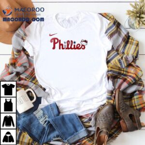 Philadelphia Phillies X Hello Kitty Baseball Tshirt