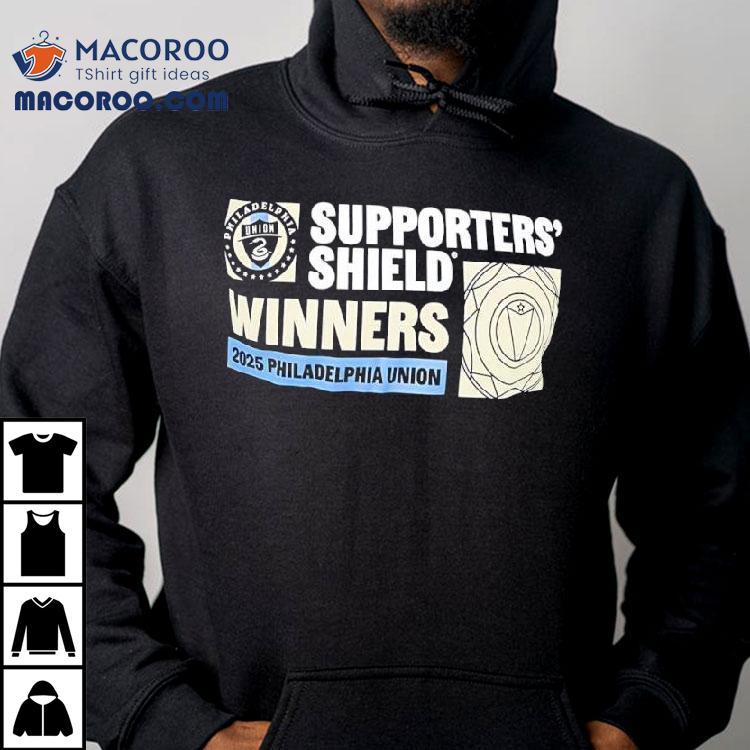 Philadelphia Union S Victory In The Supporters Shield Logo Tshirt