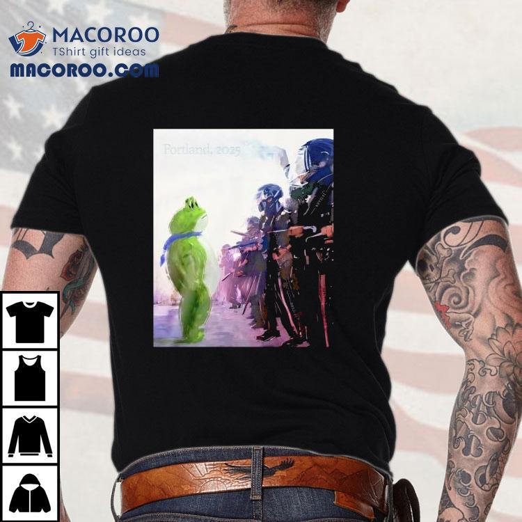 Portland Resist Portland Frog Tshirt