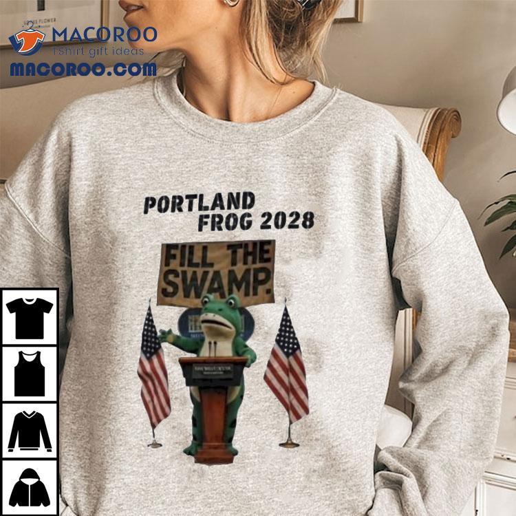 Portland Frog Fill The Swamp Tshirt