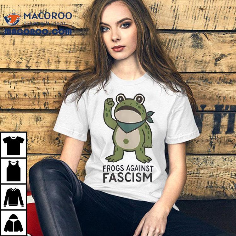  Portland Frog Against Fascism Tshirt