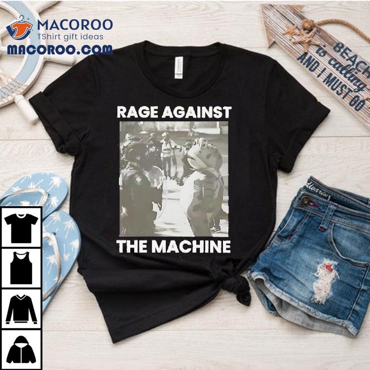 Portland Frog Rage Again The Machine Tshirt