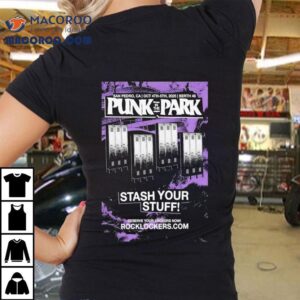 Punk In The Park Stash Your Stuff San Pedro Ca Oct Tshirt