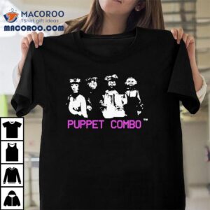 Puppet Combo Horror Characters Tshirt