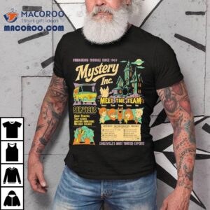 Scooby Doo Where Are You Series Mystery Inc Team Unmasking Trouble Since Tshirt
