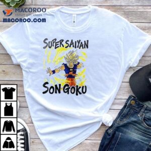 Seattle Mariners Super Saiyan Goku Logo Tshirt