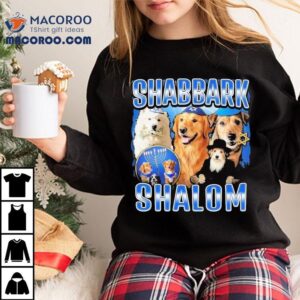 Shabbark Shalom Star Of David Israel Dog Tshirt