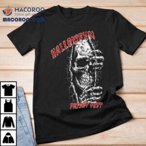 Skeleton Halloween Fright Fes Tshirt