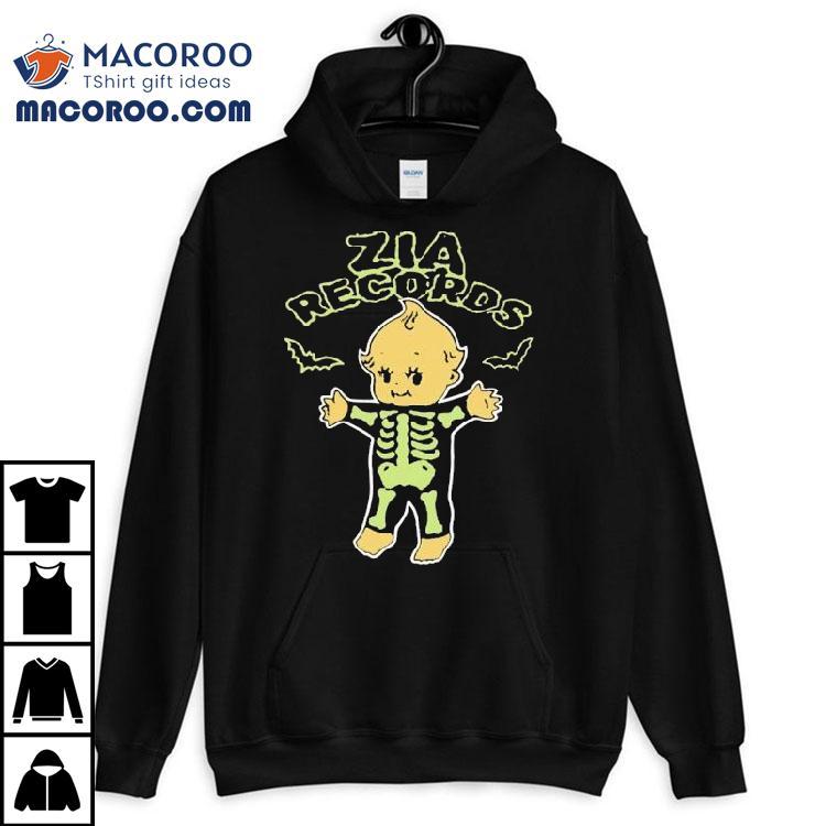 Skeleton Zia Records Halloween Tshirt