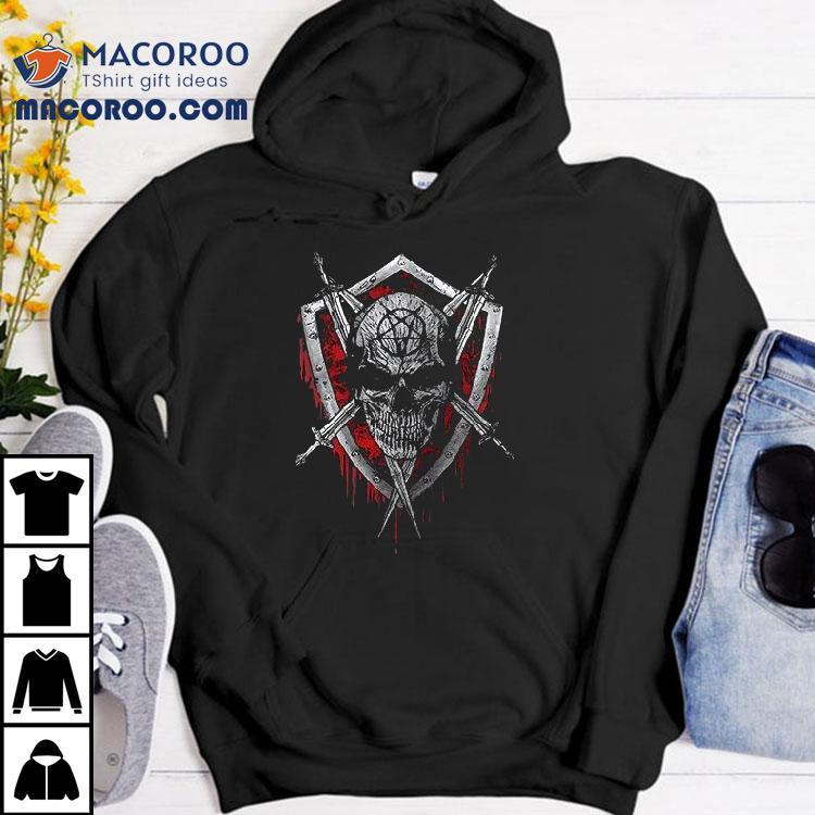 Slayer Knocked Loose N American Headline Skull Logo Tshirt