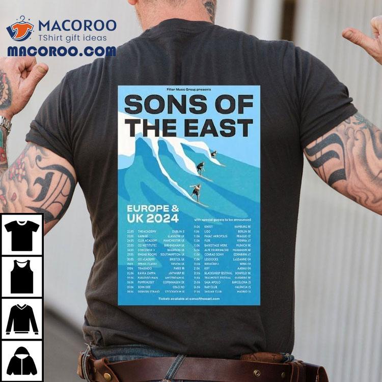 Sons Of The East Europe Uk Tour Tshirt