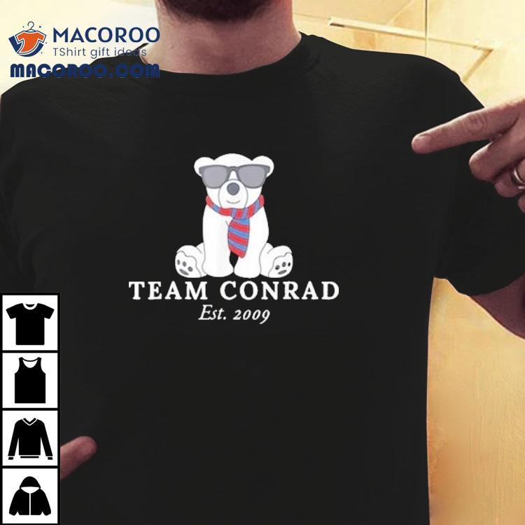 Team Conrad Junior Mint Bear Est 2009 Shirt Team Conrad Junior Mint Bear Est 2009 Shirt