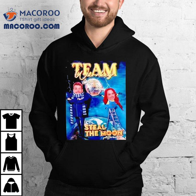 Team Jarrkey Steal The Moon Glitterball Tshirt