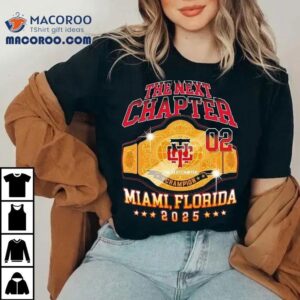 The Next Chapter Miami Florida Championship Belt Tshirt