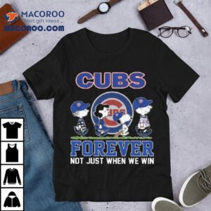 The Peanuts Walking X Chicago Cubs Forever Not Just When We Win Tshirt
