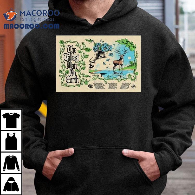 The Tallest Man On Earth Tour 2025 North American Shirt The Tallest Man On Earth Tour 2025 North American Shirt