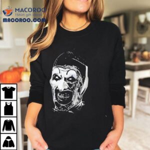 The Terrifier Horror Character Big Face Halloween Shirt The Terrifier Horror Character Big Face Halloween Shirt