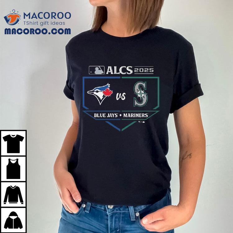 Toronto Blue Jays Vs Seattle Mariners American League Championship Series Matchup Batter S Box Tshirt