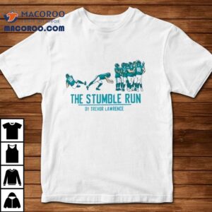Trevor Lawrence Jacksonville Jaguars The Stumble Run By Trevor Lawrence Football Tshirt