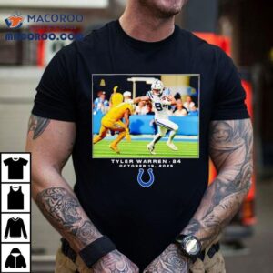 Tyler Warren Indianapolis Colts Football Nfl 2025 Photo Shirt