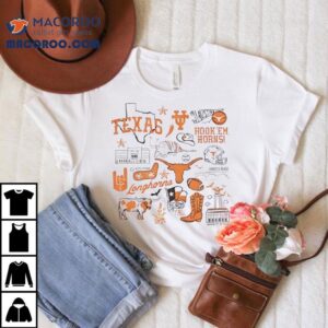 University Of Texas Longhorns Hook Em Horns Austin Hond Yall Tshirt