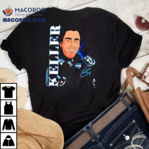 Utah Mammoth Clayton Keller Caricature Player Signature Tshirt