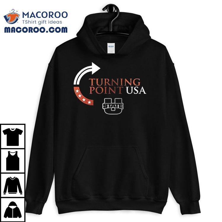 Utah State Aggie X Charlie Kirk Turning Point Usa Tshirt