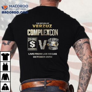 Verzuz X Complexcon Cash Money Records Live From Las Vegas October Th Logo Tshirt