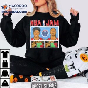 Wizards Johnson And Sarr Nba Jam Shirt