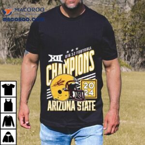 Arizona State Big 12 Champions Helmet Shirt