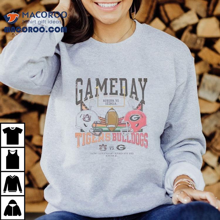 Auburn Tigers Vs Georgia Bulldogs Football 2025 Shirt Auburn Tigers Vs Georgia Bulldogs Football 2025 Shirt