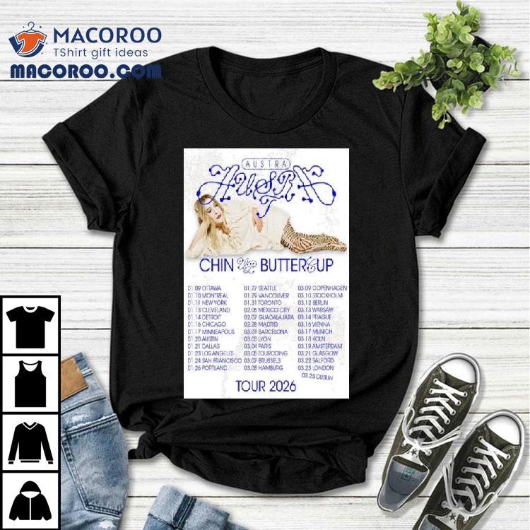 Austra Chin Up Buttercup Tour 2026 Shirt Austra Chin Up Buttercup Tour 2026 Shirt