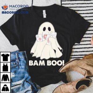 Bam Boo Halloween Ghost Mahjong Funny Costume Game Shirt