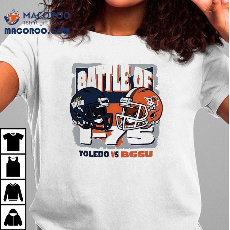 Battle Of Toledo Rockets Vs Bowling Green Falcons Football Helmet Shirt Battle Of Toledo Rockets Vs Bowling Green Falcons Football Helmet Shirt