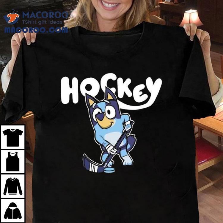 Bring Hockey Back Bluey Dog Hockey Shirt Bring Hockey Back Bluey Dog Hockey Shirt