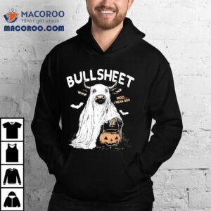 Bullsheet Moo I Mean Boo Halloween Tshirt