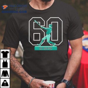 Cal Raleigh Seattle Mariners 60th Home Run Season Shirt 1 Cal Raleigh Seattle Mariners Th Home Run Season Tshirt