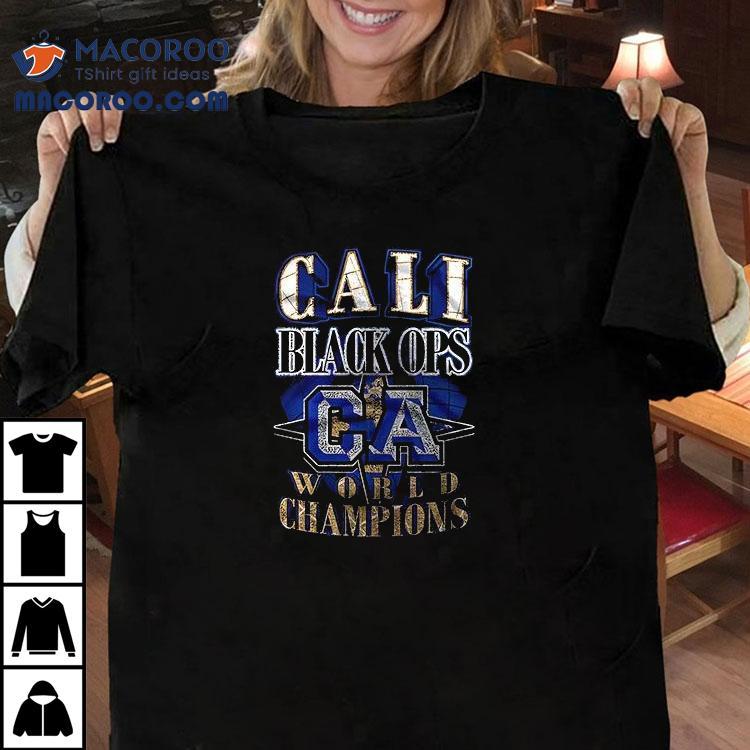 Cali Black Ops World Champions Logo Shirt Cali Black Ops World Champions Logo Shirt