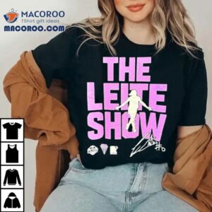 Carla Leite The Leite Show Golden State Valkyries Signature Tshirt